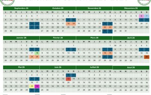 CALENDRIER 2025-2026