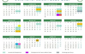 CALENDRIER 2026-2027